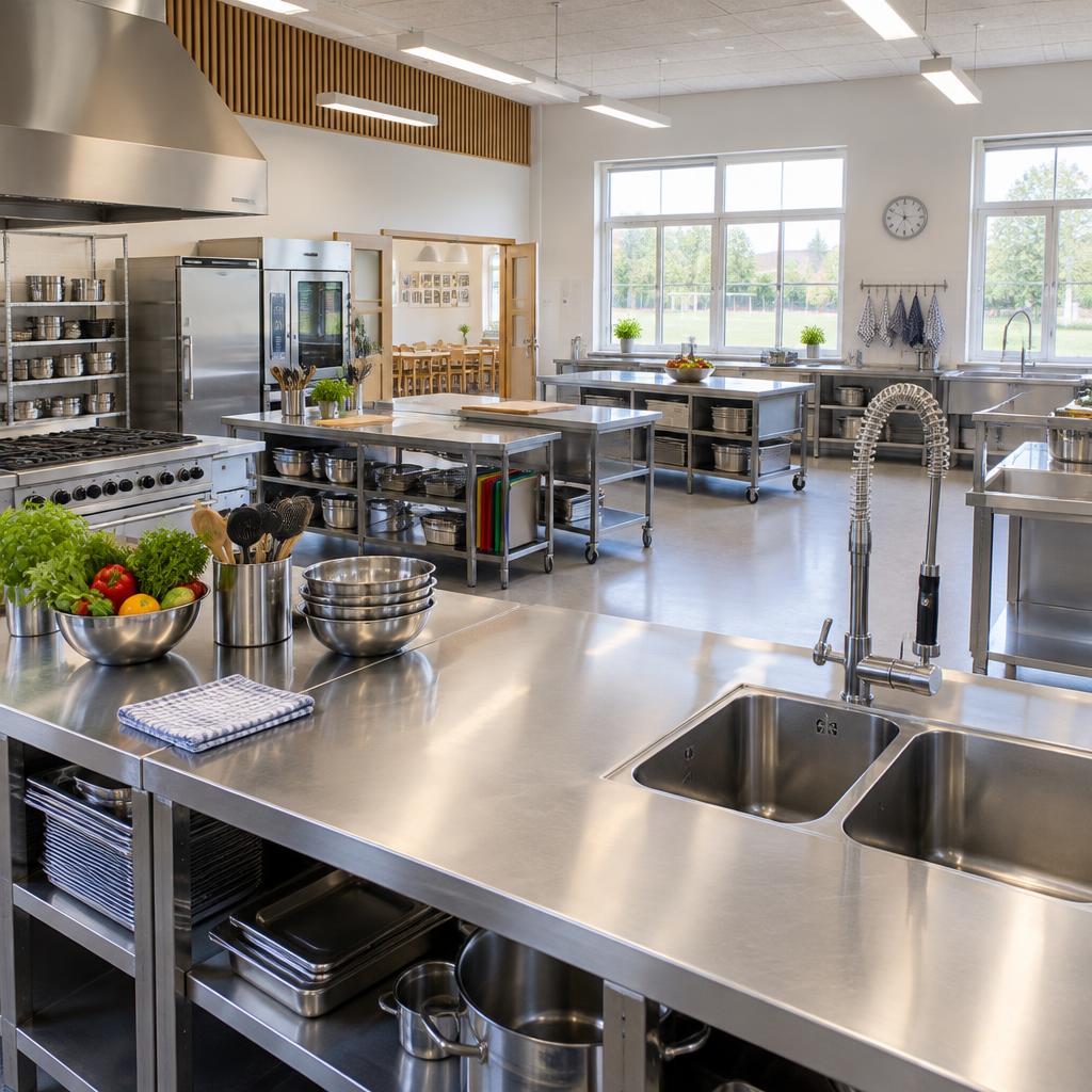 Forsamlingshus & klub med professionelt industrikøleskab